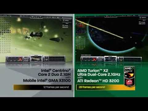 AMD Turion X2 Ultra Notebook PC vs Intel comparison