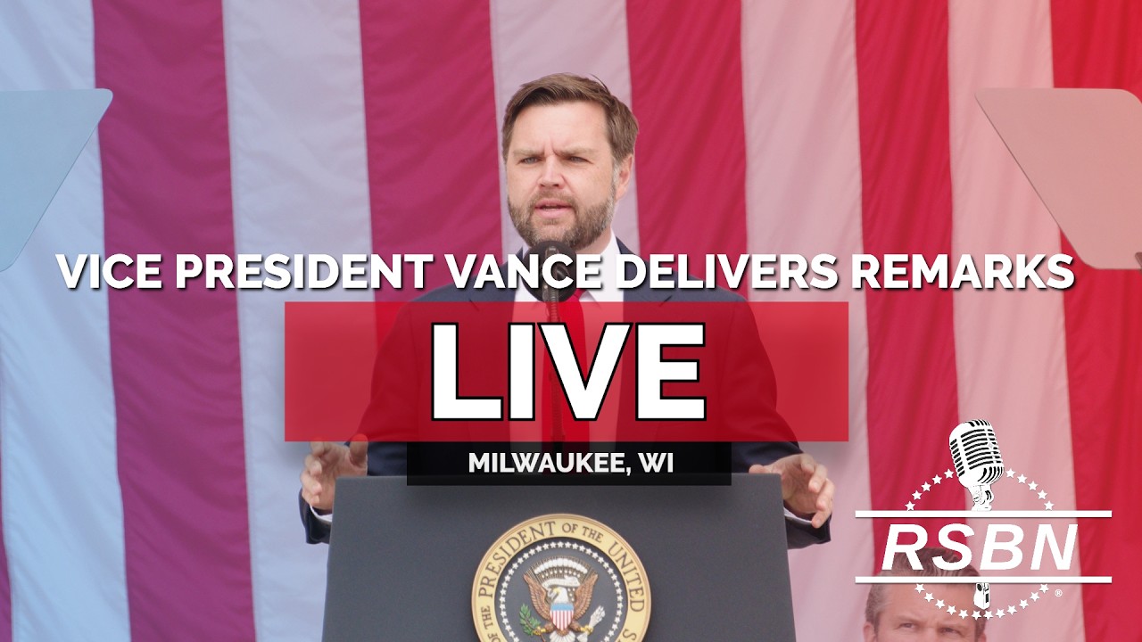 LIVE REPLAY: Vice President Vance Delivers Remarks in Milwaukee, Wisconsin - 07/08/26
