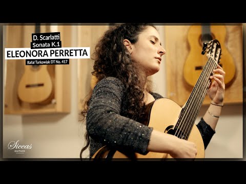Eleonora Perretta plays Sonata K1 by Domenico Scarlatti on a 2021 Rafal Turkowiak DT 64 cm No. 417