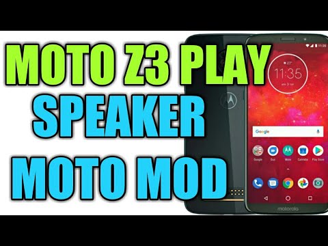 NEW MOTO Z3 PLAY / SPEAKER MOTO MOD OFFICIAL VIDEO