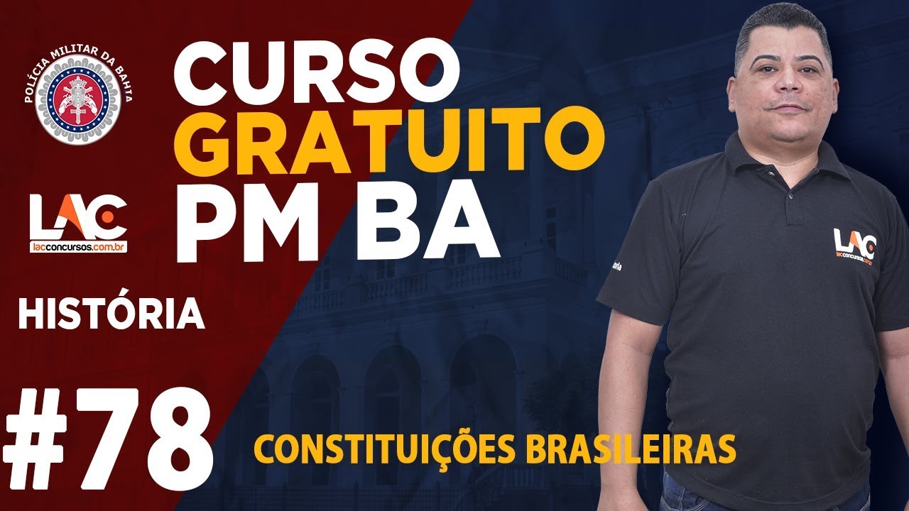 PM BA 2019 - Constituições Brasileiras