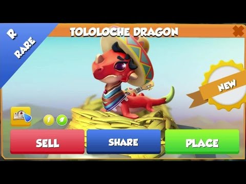 TOLOLOCHE DRAGON Hatching + Blue Map Fights! - Dragon Mania Legends #491