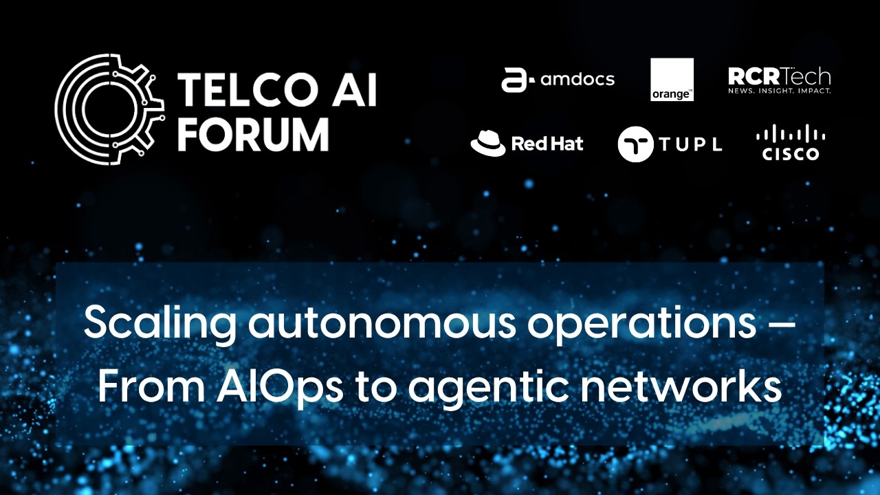 Scaling autonomous operations — From AIOps to agentic networks
