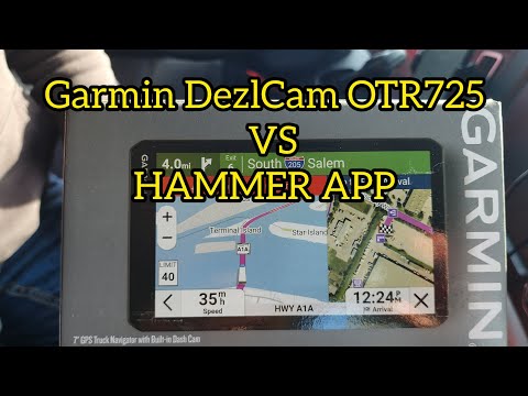 Garmin DezlCam OTR725 vs Hammer App: Which Navigation Tool Reigns Supreme for Truckers? 🤔🚛