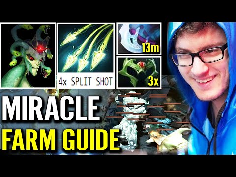 Miracle Medusa WTF 13min Manta + 3x Wraith Band Build Fast Farm Guide 22min GGWP Dota 2 Pro Gameplay