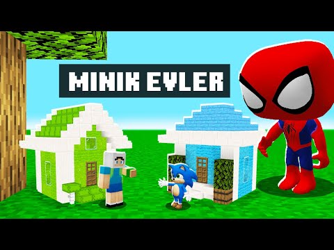 ENES ARSLAN VS BEBEK SONİC KÜÇÜK EV SAVAŞI - 😱 Minecraft