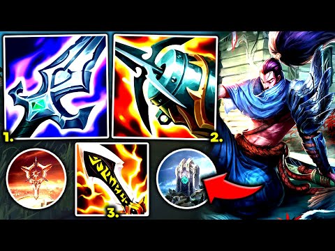 YASUO TOP 100% SHREDS THE ENTIRE ENEMY TEAM (#1 BEST BUILD) - S13 Yasuo TOP Gameplay Guide