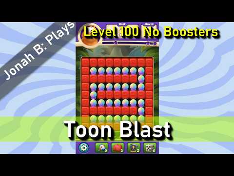 Toon Blast Level 100 No Boosters