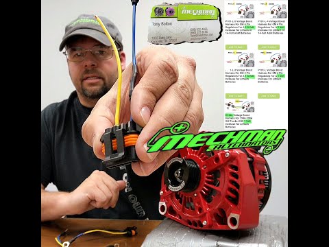 Easy voltage boosting harnesses for Mechman GM alternators