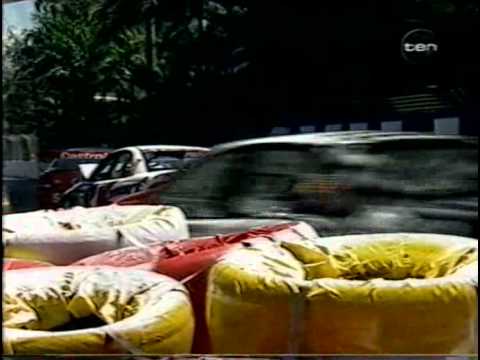 V8 Supercars - Multi Car Pile Up - Gold Coast 2000