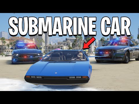 I Became A Getaway Driver In A Submarine Car on GTA 5 RP