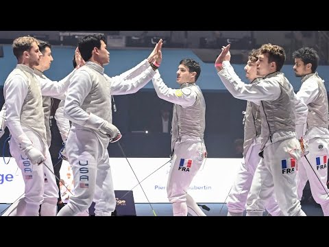 2025 CIP | BRONZE | USA v France | Men's Foil Fencing Team World Cup | [Olympic Rematch]