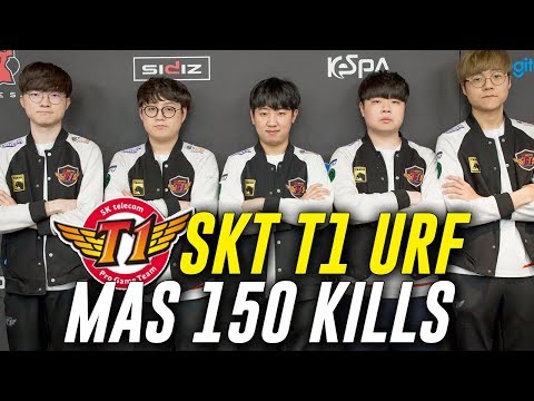 SKT T1 ON URF! VERSUS SILVER AND UNRANKED! OVER 150 KILLS IN THE MATCH!