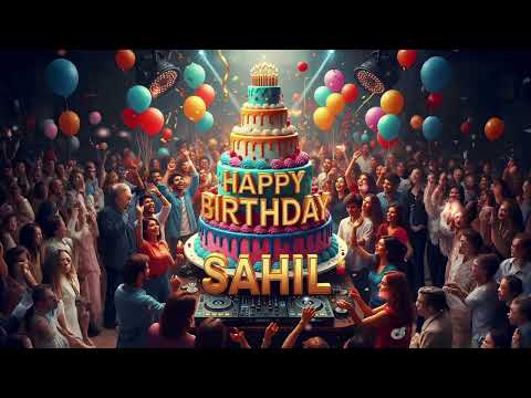 Happy Birthday Sahil | New Birthday Song | Special Birthday Song | Celebration Birthday Song
