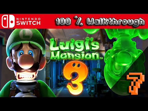 Luigis Mansion 3 - 100% Walkthrough: Part 7 (All Collectibles - 100% Guide)