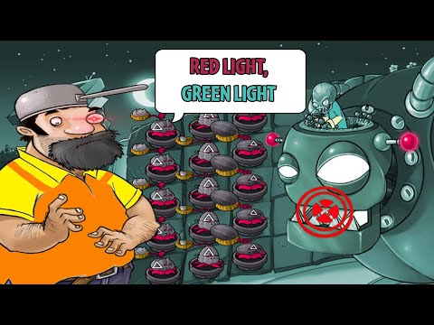 SQUID GAME RED LIGHT GREEN LIGHT IN PLANTS VS ZOMBIES