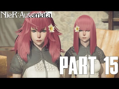 DEVOLA and POPOLA | NieR Automata Part 15 - 2B Campaign Gameplay Walkthrough (PS4 PC HD)