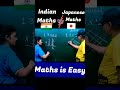 Indian Vs Japanese Maths Vedic Maths Trick For Fast Calculation Speed Maths Trending Shorts