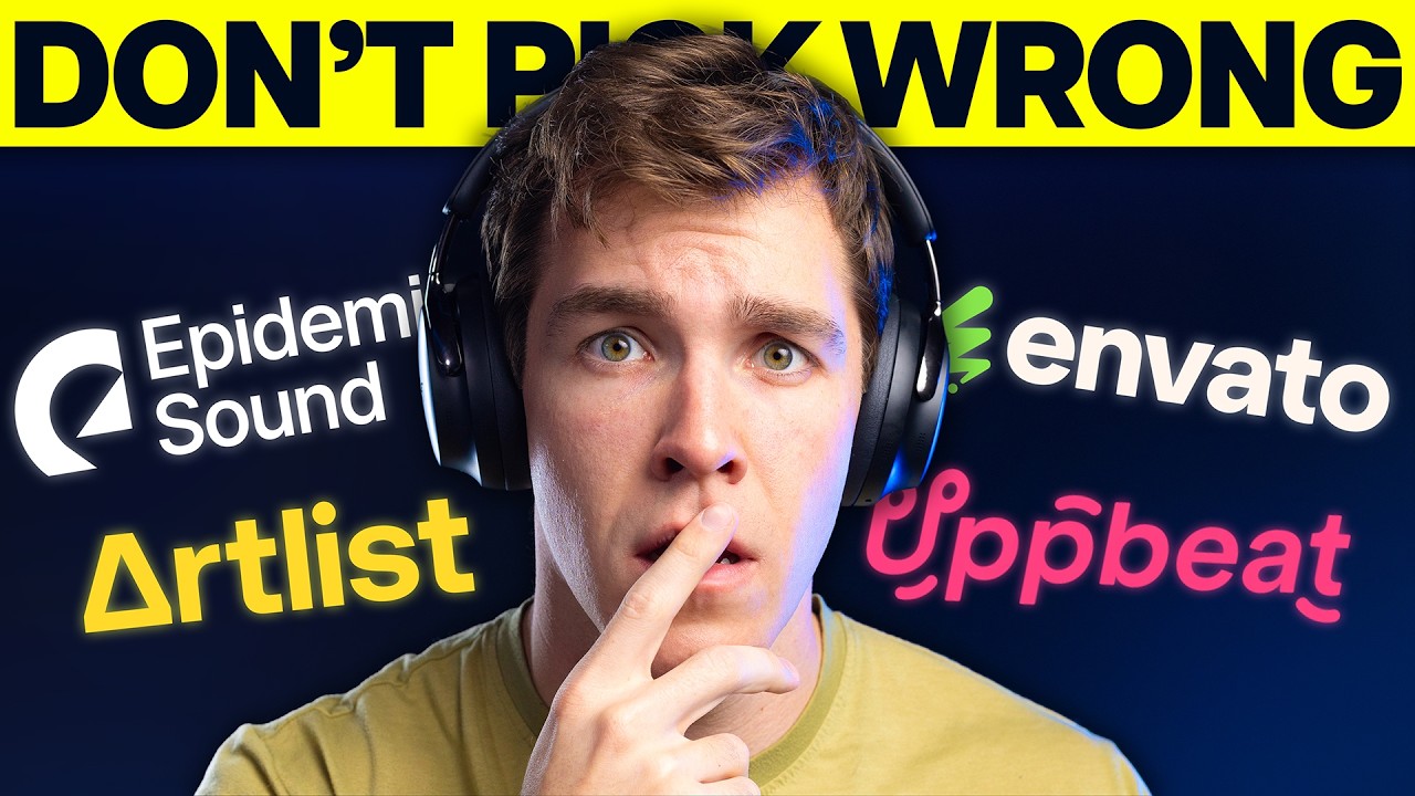 I Tested Every Royalty Free Music Site. One is KING | Epidemic Sound vs Artlist vs Envato