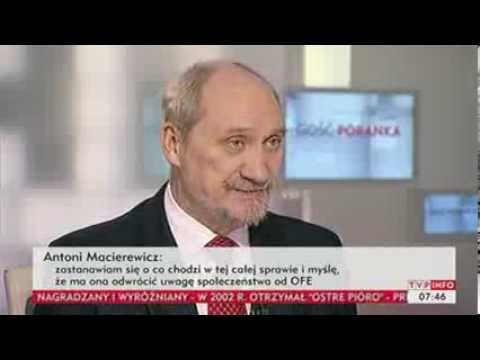 Antoni Macierewicz: „Stanę przed każdym gronem ws. WSI" (Gość Poranka TVP Info, 05.02.2014)