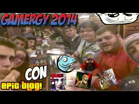 Vlog Evento Gamergy 2014 con Elyas, Sofy, Josemi, Angelysaras, Nefarius ... // MonoBlog //