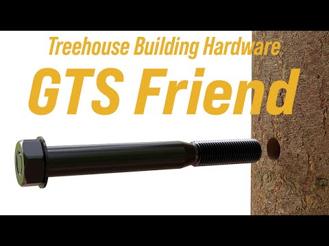 German Treehouse Screw FRIEND  {[Best for SMALL SECRET TREE HOUSE PROJECTS]}