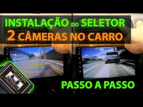 HOW TO INSTALL 2 FRONT AND REAR CAMERAS IN YOUR CAR - UNIVERSAL SELECTOR [Zendel] EASY STEP-BY-STEP