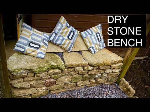 Building A Dry Stone Garden Bench