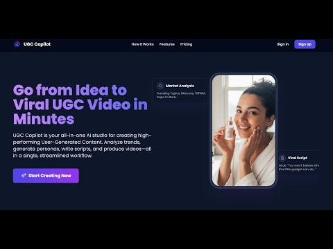 UGC Copilot video preview
