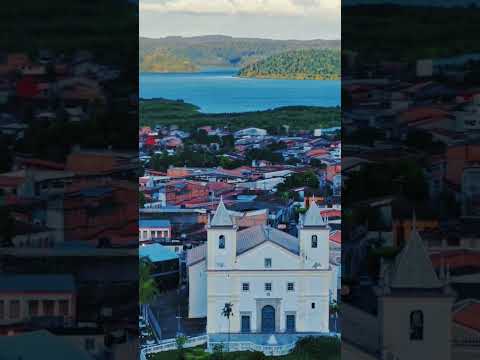 imagem aérea com dji Air 3s Cidade de Maragogipe Bahia