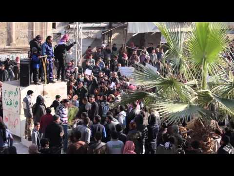 مظاهرة في معرة النعمان ضد «داعش»