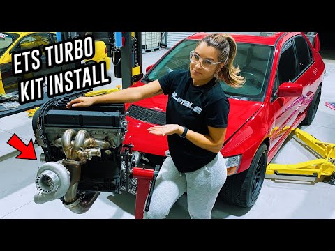 EVO 8 TURBO KIT INSTALL