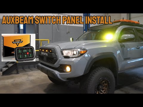 Auxbeam Switch Panel Tacoma // Install & Overview