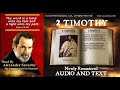 55 | Book of 2 Timothy | Read by  Alexander Scourby | AUDIO & TEXT | FREE on YouTube | GOD IS LOVE!