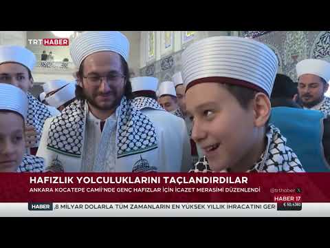 A graduation ceremony was held at Kocatepe Mosque for 125 Quran memorizers.