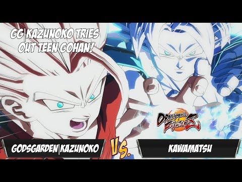 GG|Kazunoko(Kid buu/Teen Gohan/SSJ Goku) Fights Kawamatsu(Kid Buu/Bardock/Trunk)[DBFZ PS4}