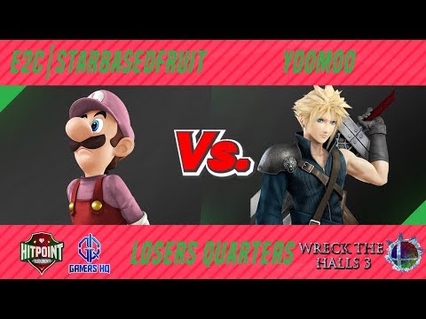 Wreck the Halls 3 LQ - E2C | StarbasedFruit (Luigi) vs Yoomoo (Cloud)