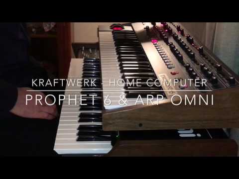 Kraftwerk - "Home Computer" - Prophet 6 and ARP Omni synthesizers