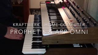 Video thumbnail for Kraftwerk - "Home Computer" - Prophet 6 and ARP Omni synthesizers by Tom Loncaric