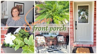 Summer Front Porch 2022 | Simple Front Porch Decor | Front Door DIY | Coastal Grandmother Style