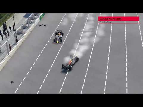 I Recreated the Max Verstappen and Daniel Ricciardo Crash in Baku | F1 22