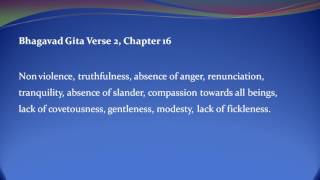 Teach 27 Gita Values & Morals To Children 2/3 - Ahimsa Satyam Akrodham : Verse 16.2