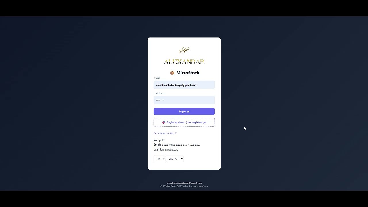 MicroStock demo
