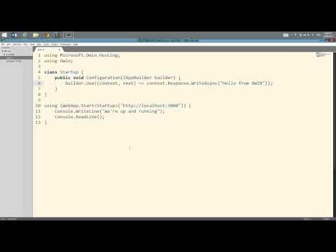 OWIN - A new .NET web