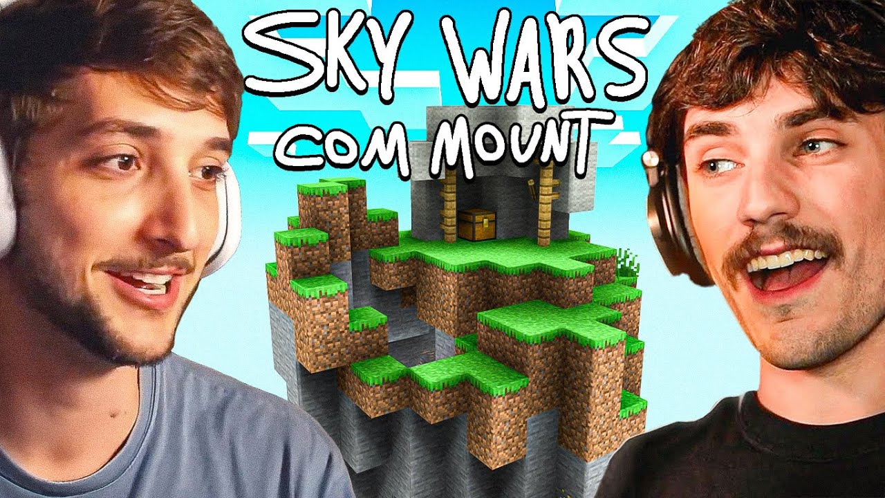 EU JOGUEI MINECRAFT: SKYWARS COM O MOUNT!