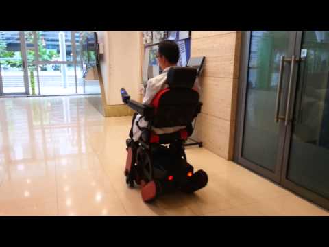 Professional test, B-Free chair, lift disembark & transforming