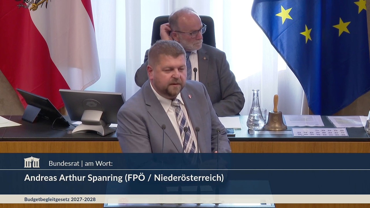 Andreas Arthur Spanring - Budgetbegleitgesetz 2027-2028 - 16.7.2026