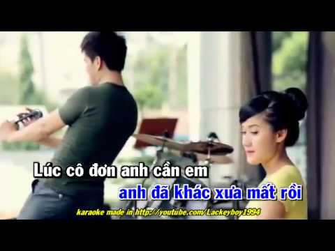 [karaoke] Với anh em là niềm đau - Lâm Chấn Huy - anh dong