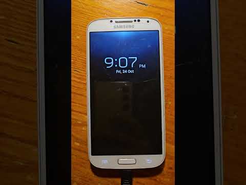 Samsung Galaxy S4 Quick glance has battery empty! #shorts