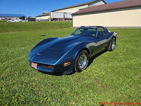 1980 Dark Blue Corvette Manual Transmission For Sale Video